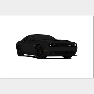 HELLCAT BLACK Posters and Art